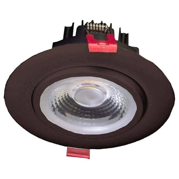 4" 11.6 watt 120 volt 2700K Dimmable LED Gimbal Downlight