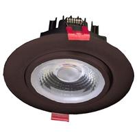 Nicor 4" 11.6 watt 120 volt 3000K Dimmable LED Gimbal Downlight
