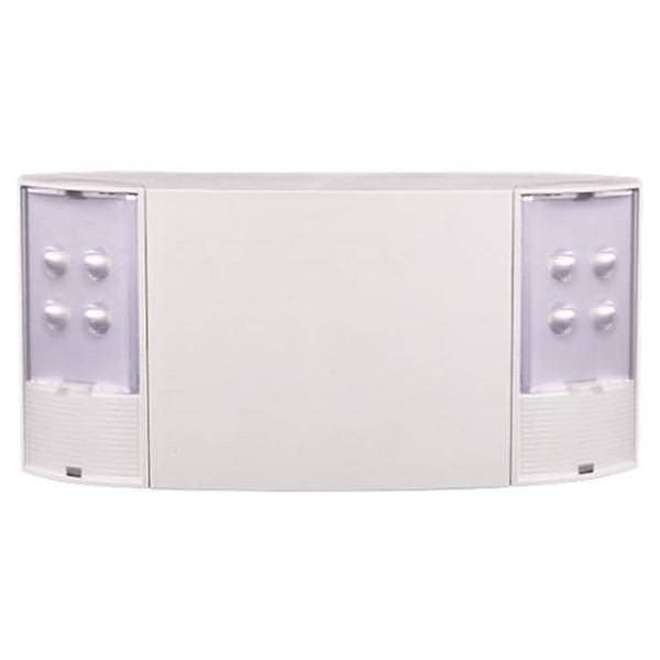10" 2.1 watt 120/277 volt White LED Emergency Light with Remote