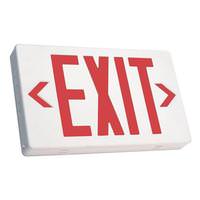 TCP .92 watt 120/277 volt White / Red Battery Backup Exit Light LED