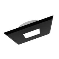 Nicor 5.25" 8/10/12 watt CCT Selectable Black Trim Square Dimmable LED Downlight