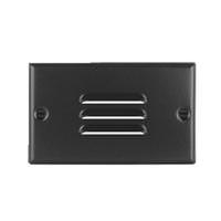 Nicor 1 watt 120 volt 2700K Horizontal Louvered Photocell Dimmable LED Step Light