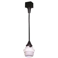 Nora Lighting 8' Adjustable Black Track Mounted Line Voltage Pendant Cord Medium Base