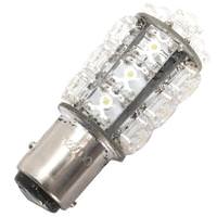 2 watt - 12 volt - T-8 - Piranha LED - Ultra-Bright Output - Double Contact (BAY15d) Base | Norman LED Miniature / Automotive Light Bulb