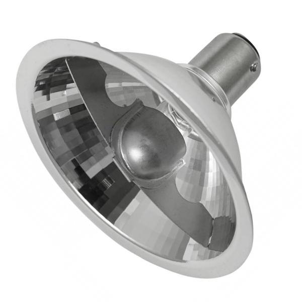 50 watt 12 volt AR70 Double Contact Bayonet Base 3000K Natural White 