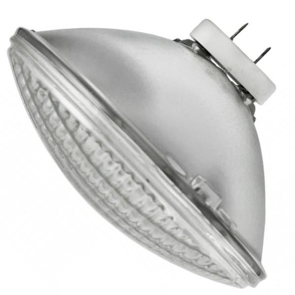 300 watt 120 volt PAR56 Clear Mogul End Prong Base 2850K Warm White Flood