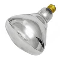 250 watt 120 volt BR40 Medium Screw Base Rough Service Clear Dimmable Bulb