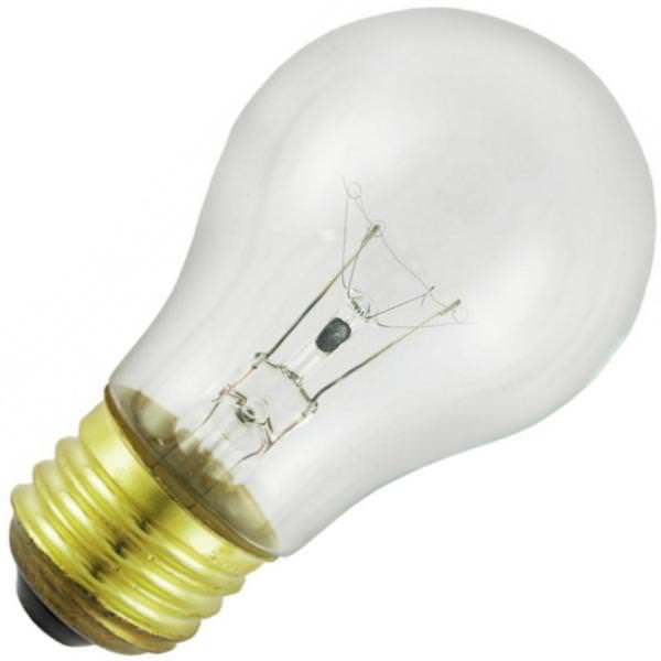 40 watt 130 volt A15 Medium Screw Base Rough Service Tuff-Coat