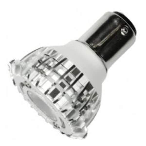 3 watt 12 volt R12 Single Contact Bayonet Base 3000K Natural White LED