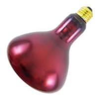 250 watt 230 volt R40 Medium Screw Base Red