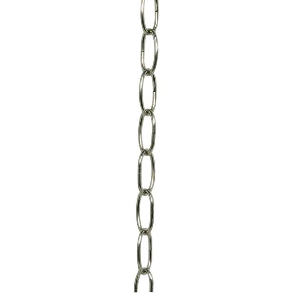 3' Brushed Nickel Bulk Chain