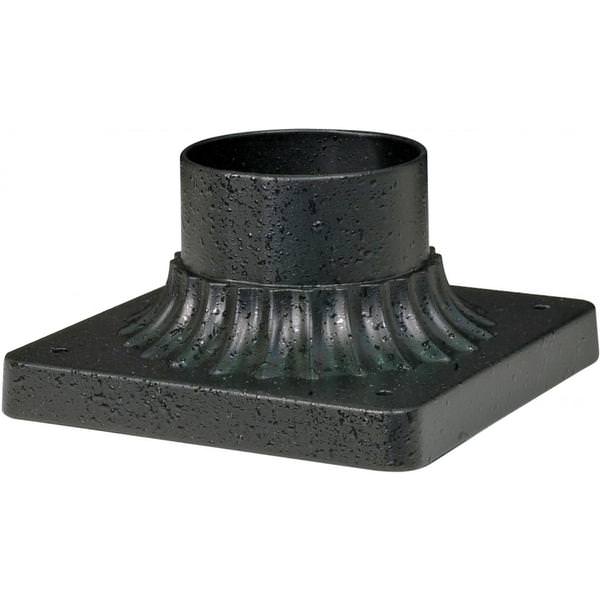 Textured Black Square Mount Base