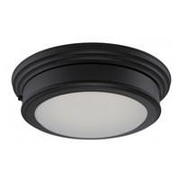 Nuvo Lighting 14" 20 watt 120 volt Aged Bronze Frosted Glass Shade LED Ceiling Light Fixture