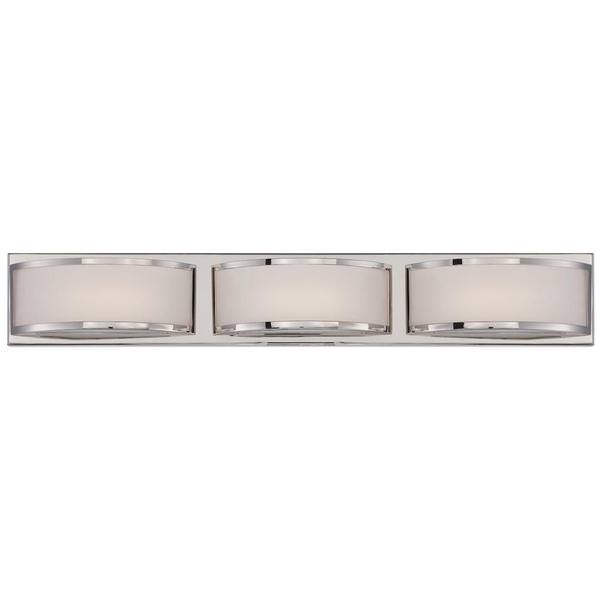 3 Light 14.4 watt 2700K Polished Nickel Dimmable Wall Light