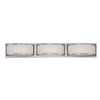Nuvo Lighting 3 Light 14.4 watt 2700K Brushed Nickel Dimmable Wall Light Fixture