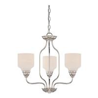 View 3 Light 29.4 watt 2700K Warm White Polished Nickel Dimmable LED Chandelier