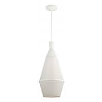 View 1 Light Glacier White Perforated Metal Shade LED Pendant Light Fixture