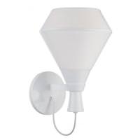 Nuvo Lighting 1 Light Glacier White Perforated Metal Shade Wall Sconce Light Fixture