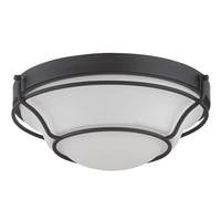 Nuvo Lighting 13" 16 watt 120 volt Aged Bronze Satin White Glass Shade LED Ceiling Light Fixture