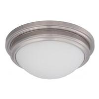 Nuvo Lighting 16 watt 120 volt 13" Brushed Nickel Frosted Glass Shade LED Ceiling Light Fixture