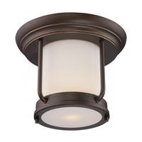 View 1 Light 9.8 watt 2700K Mahogany Bronze Ceiling Light Fixture