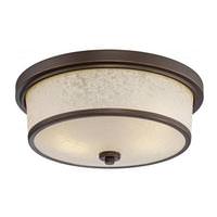 View 2 Light 19.6 watt 2700K Mahogany Bronze Ceiling Light Fixture