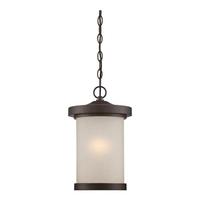 View 1 Light 9.8 watt 2700K Mahogany Bronze Hanging Light Fixture