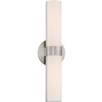 Nuvo Lighting 2 Module 20 watt 120 volt 3000K Brushed Nickel Dimmable LED Vanity Light