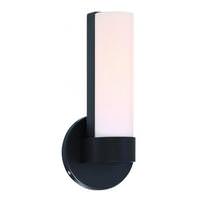 View 1 Module Aged Bronze White Acrylic Shade Wall Light Fixture