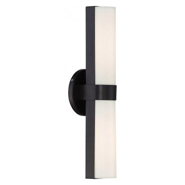 2 Module 20 watt 120 volt 3000K Aged Bronze Dimmable LED Wall Light