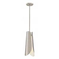 Nuvo Lighting 1 Light Brushed Nickel White Accent LED Pendant Light Fixture