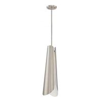 Nuvo Lighting 1 Light Brushed Nickel White Accent LED Pendant Light Fixture