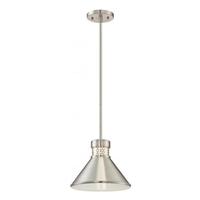 Nuvo Lighting 1 Light Brushed Nickel White Accent LED Pendant Light Fixture