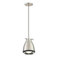 Nuvo Lighting 1 Light Brushed Nickel White Accent LED Pendant Light Fixture