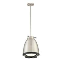 Nuvo Lighting 1 Light Brushed Nickel White Accent LED Pendant Light Fixture
