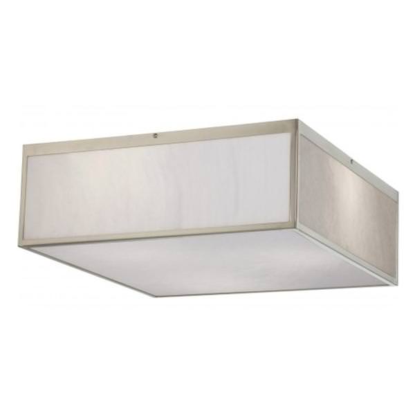 17" 39 watt 120 volt 3000K Natural White Gray Marbleized Acrylic Panels LED Ceiling Light Fixture