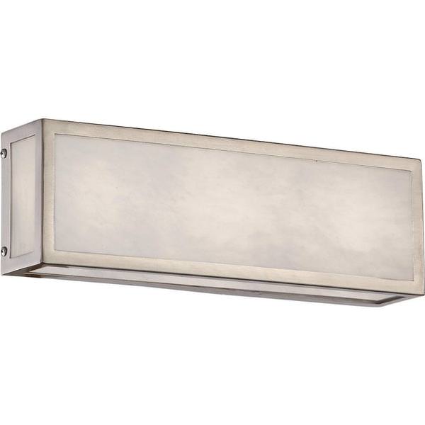 1 Module 13 watt 3000K Brushed Nickel Dimmable LED Vanity Light
