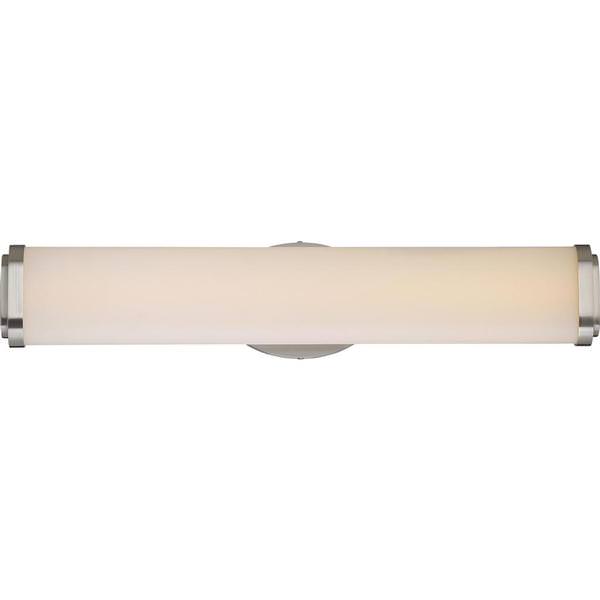 1 Module 26 watt 120 volt 3000K Brushed Nickel Trim Dimmable LED Wall Light
