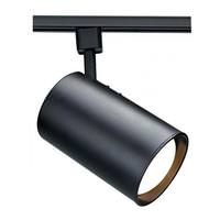 Nuvo Lighting 1 Light Black Straight Cylinder Track Lighting Head