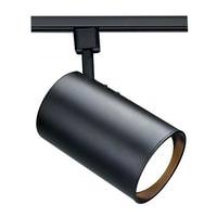 Nuvo Lighting 1 Light Black Straight Cylinder Track Lighting Head