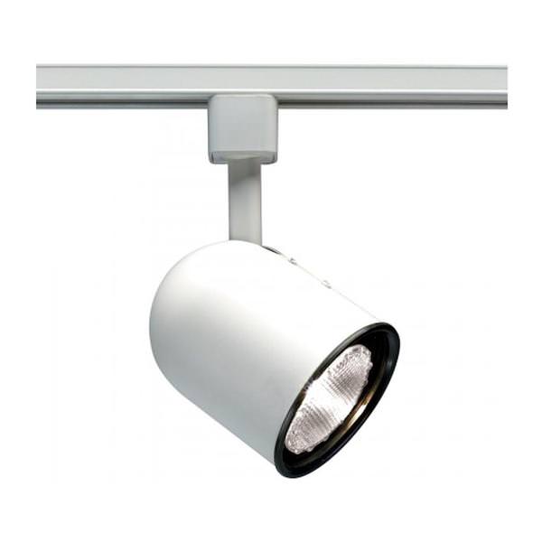 1 Light White Short Bullet Cylinder Track Lighting Head