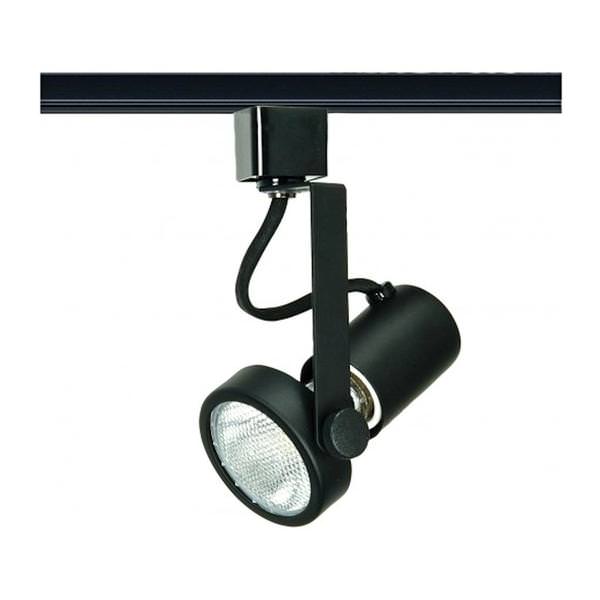 1 Light Black Gimbal Ring Track Lighting Head
