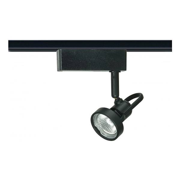 1 Light Black Cast Ring Track Lighting Head