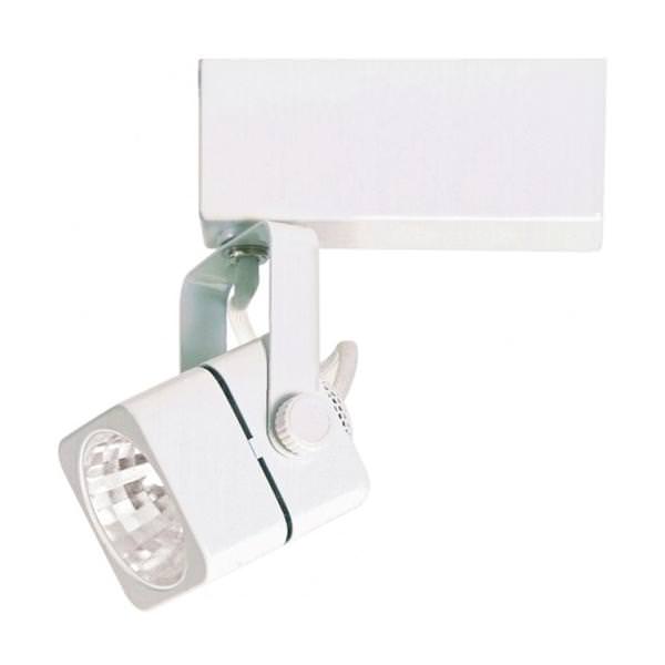 1 Light White Mini Square Track Lighting Head