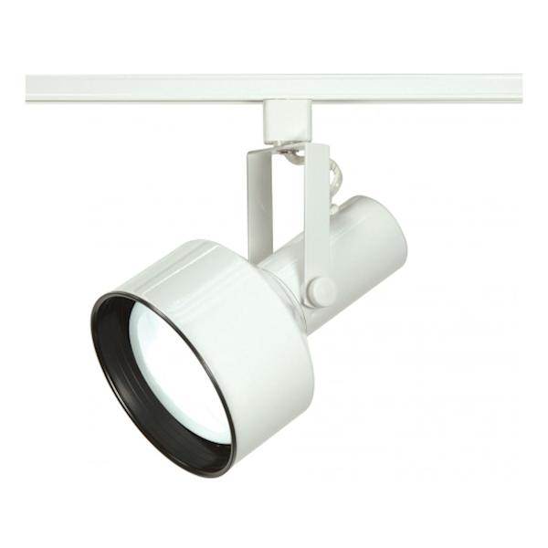 1 Light White Step Cylinder Track Lighting Head 1 Light White Step Cylinder Track Lighting Head