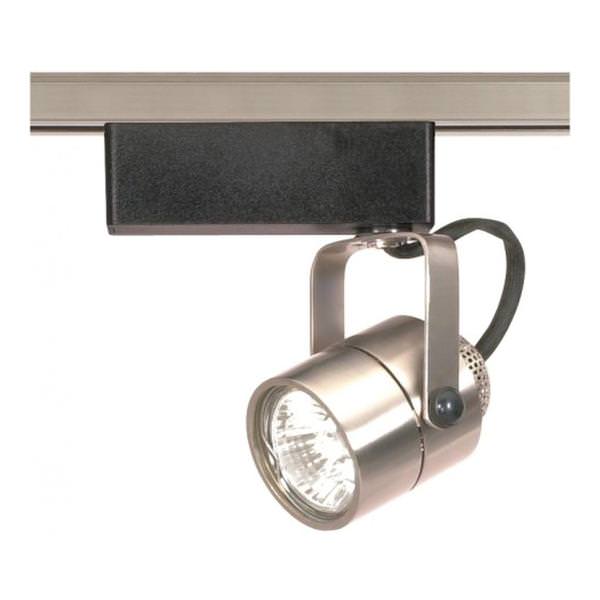 1 Light Brushed Nickel Round Track Lighting Head