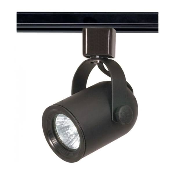 1 Light Black Round Back Track Lighting Head