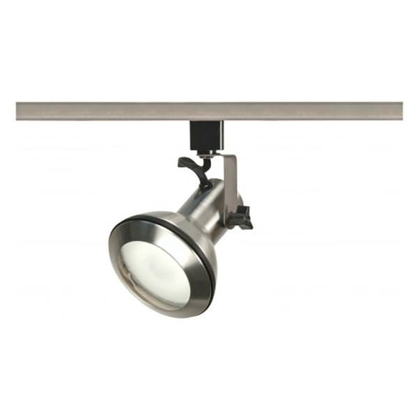 1 Light Brushed Nickel Euro Style Track Lighting Head