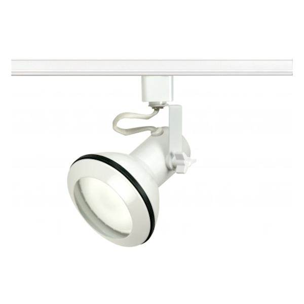 1 Light White Euro Style Track Lighting Head 1 Light White Euro Style Track Lighting Head