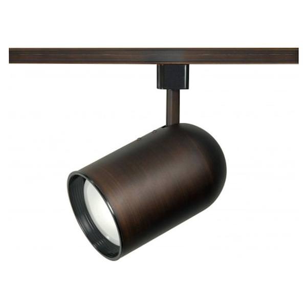 1 Light Russet Bronze Bullet Cylinder Track Lighting Head